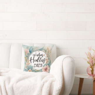 Diseño de almohada con el poder de curación para 2