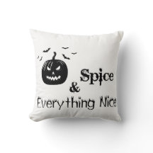Diseño de almohada de Halloween Throw