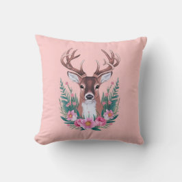 Diseño de almohada de tiro de ciervo de Florla