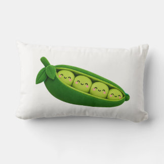 Diseño de Almohada de Vaina de Guisante Verde Ador