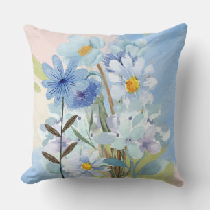 Diseño de almohada floral