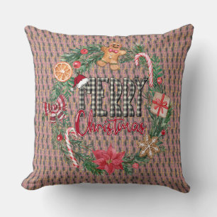 Diseño de almohada navideña