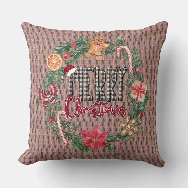 Diseño de almohada navideña (Anverso)