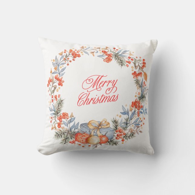 Diseño de almohada navideña (Anverso)