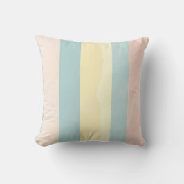 Diseño de almohada rayada Pastel