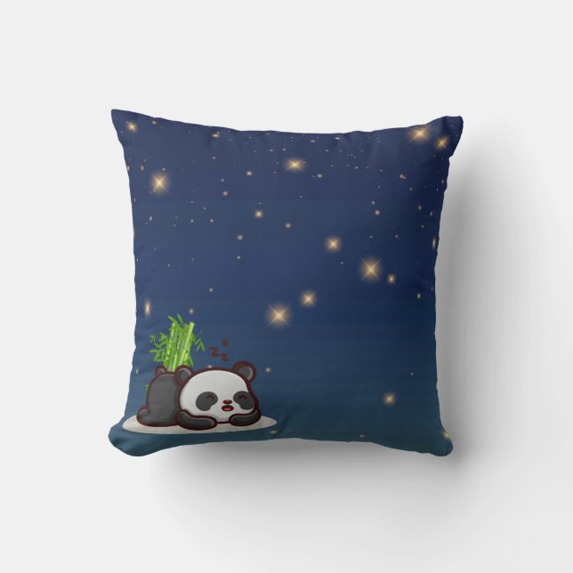 Diseño de almohadas de pandas para dormir (Anverso)