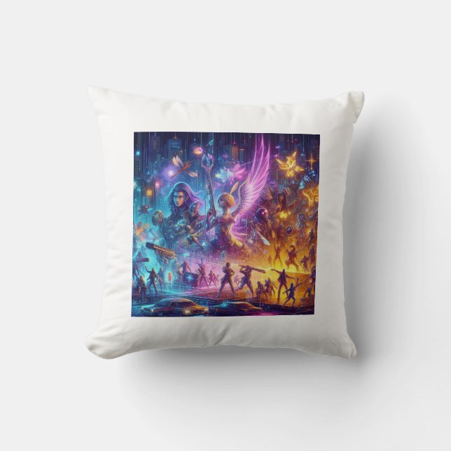 Diseño de almohadas de píxeles de unidad (Anverso)