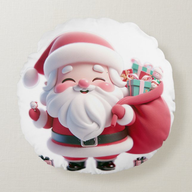 diseño de almohadas de santa calus (Anverso)