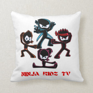 Diseño de almohadas Ninja kidz tv.