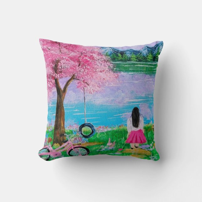 Diseño de almohadas paisajísticas (Anverso)