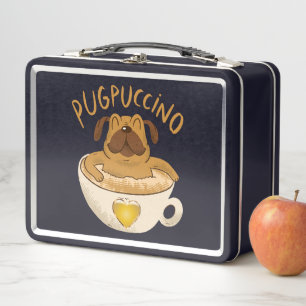 Diseño de amante de cafeína de perro Pug