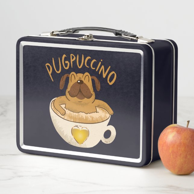 Diseño de amante de cafeína de perro Pug (In situ)