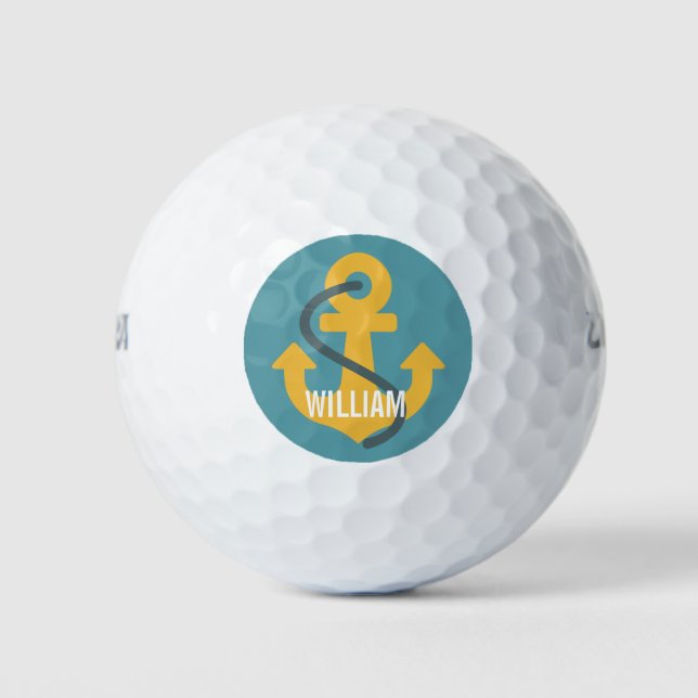 Diseño de anclas náuticas, bolas de golf personali (Anverso)