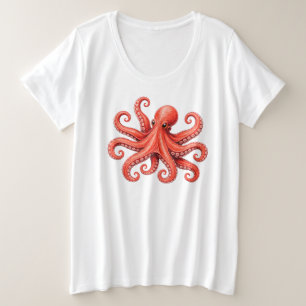 Diseño de animal marino de pulpo del océano