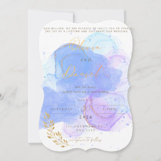diseño de archivo de invitación de boda editable