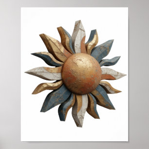 Diseño de ARTE ABSTRACTO Cool Silver v2