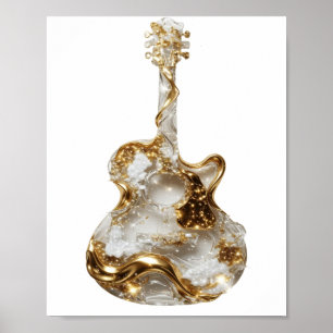 Diseño de arte abstracto de plata ingenioso