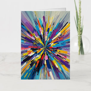 Diseño de arte abstracto expresivo decoración de p