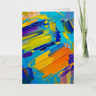 Diseño de arte abstracto expresivo para decoración