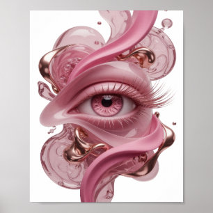 Diseño de ARTE ABSTRACTO plateado de moda