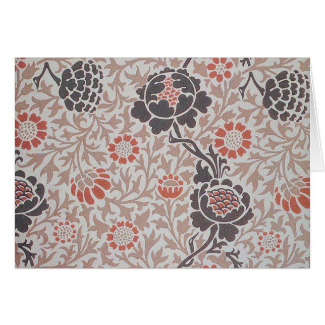 Diseño de arte botánico de William Morris Grafton (Anverso (Horizontal))