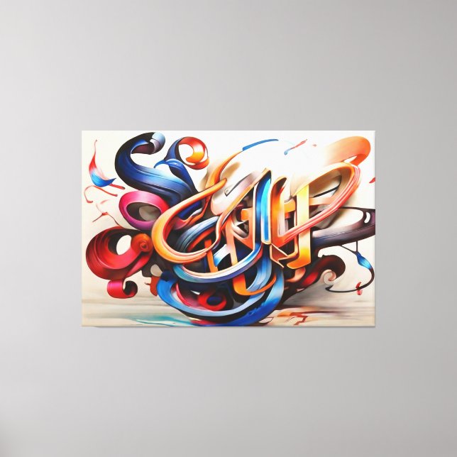 Diseño de arte caligráfico (Anverso)