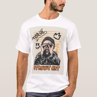 Diseño de arte callejero de camisetas