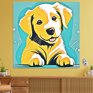 Diseño de arte de cachorros