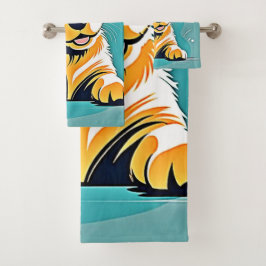 Diseño de arte de cachorros