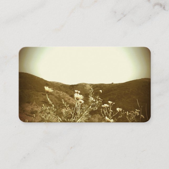 DISEÑO DE ARTE DE FLORES DE tarjetas de visita (Anverso)