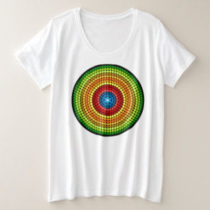 Diseño de arte de mandala abstracto punteado-65904