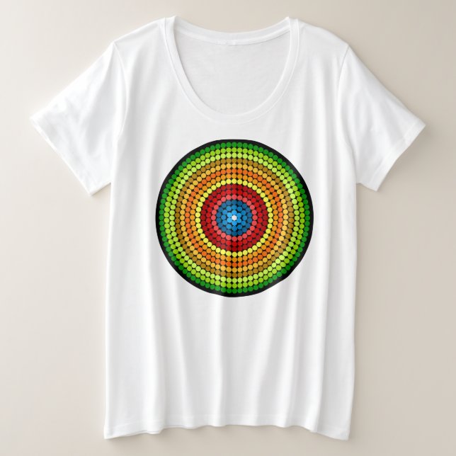 Diseño de arte de mandala abstracto punteado-65904 (Anverso del diseño)