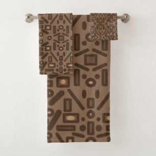 Diseño de arte de patrón abstracto tribal del suro