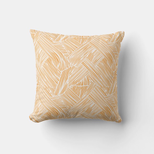 Diseño de Arte de Patrón de Tejido Almohada (Anverso)