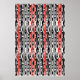 Diseño de arte de patrones textiles vintage en bla