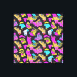 Diseño de arte de tela de patrones de pop vintage<br><div class="desc">Diseño de arte de tela de patrones de pop vintage</div>