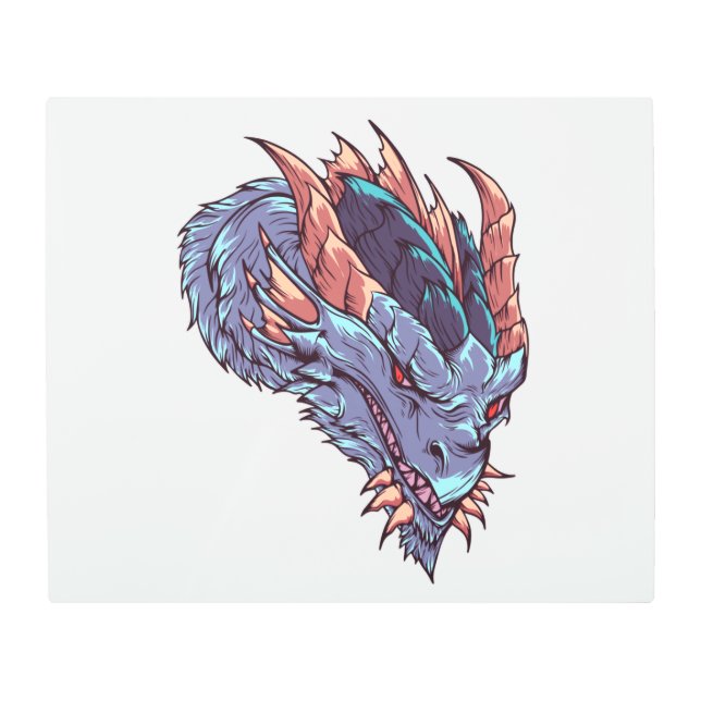 Diseño de arte Dragon Face  (Anverso)