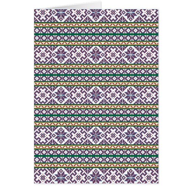 Diseño de arte folclórico multicolor tribal (Frente)