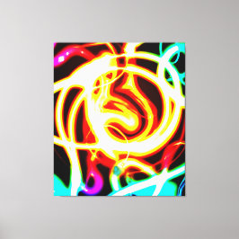 Diseño de arte geométrico neón para sus necesidade