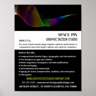 Diseño de arte gráfico, publicidad de diseñador gr