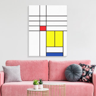 Diseño de Arte Moderno Minimalista De Stijl Mondri