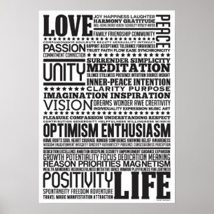 Diseño de arte motivacional Inspirador "Love Life"