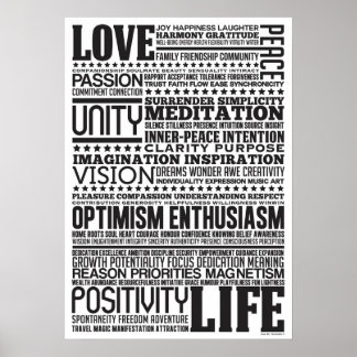 Diseño de arte motivacional Inspirador "Love Life"