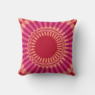 Diseño de arte punky rosado Resumen de almohada 25