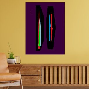 Diseño de arte púrpura oscuro y profundo