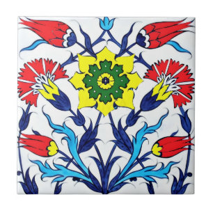 diseño de baldosas de tulipano