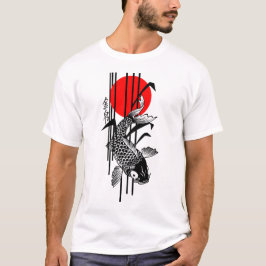Diseño de Bambú - Nishikigoi - Koi Fish 3 camiseta