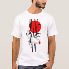 Diseño de bambú - Nishikigoi - Koi Fish 5 camiseta