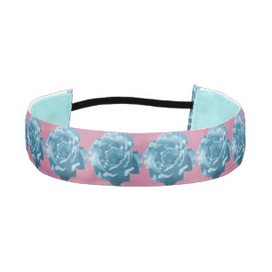 Diseño de banda rosada Rosa Satin Non Slip Headban