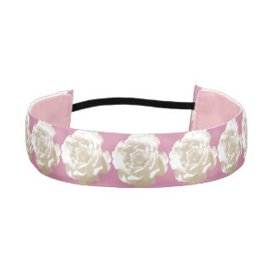Diseño de banda rosada rosada para la cabeza satin